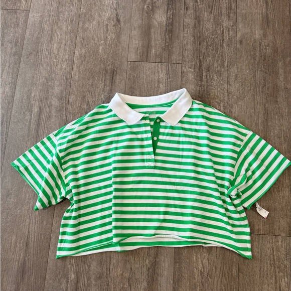 SOLD❤️LAST PRICE🍒🤍 AERIE offline cropped tee 🌷 - Picture 3 of 8